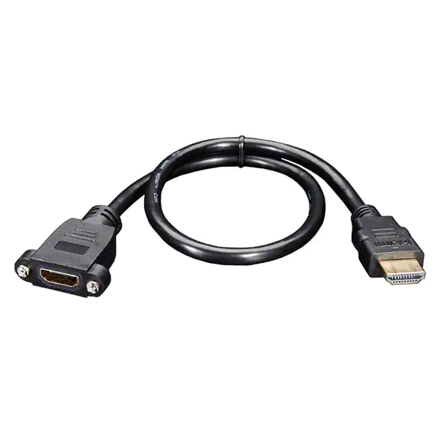 جبل لوحة HDMI 1.4 كابل أنثى لتجميع كابل ذكر