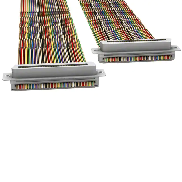 Ribbon Wiremount Plug 26-28 AWG سلك دائري مسطح أو مجموعة كبل مغلف Ribbon Wiremount Plug 26-28 AWG سلك دائري مسطح أو مجموعة كبل مغلف