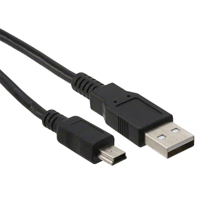 كابل USB 2.0 ذكر من a إلى كابل mini-b لنقل البيانات والشحن كابل USB 2.0 ذكر من a إلى كابل mini-b لنقل البيانات والشحن