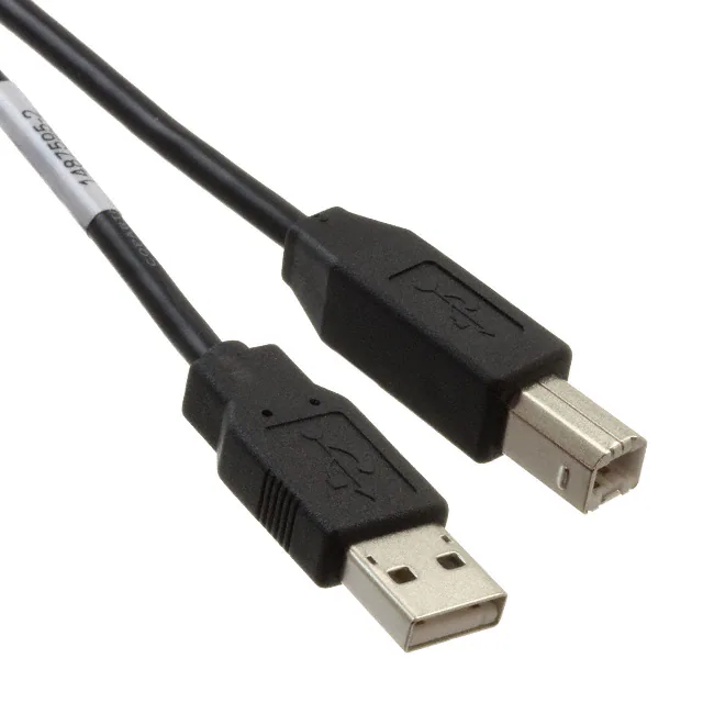 أسود عالي الجودة من USB من النوع A إلى كابل USB من النوع B 28 AWG أسود عالي الجودة من USB من النوع A إلى كابل USB من النوع B 28 AWG