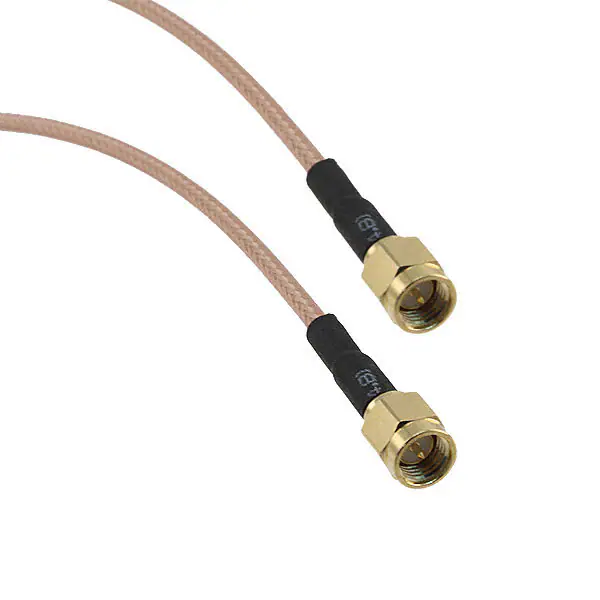 Rg316 مجموعة الكابلات المحورية المضفرة المزدوجة المحمية SMA ذكر