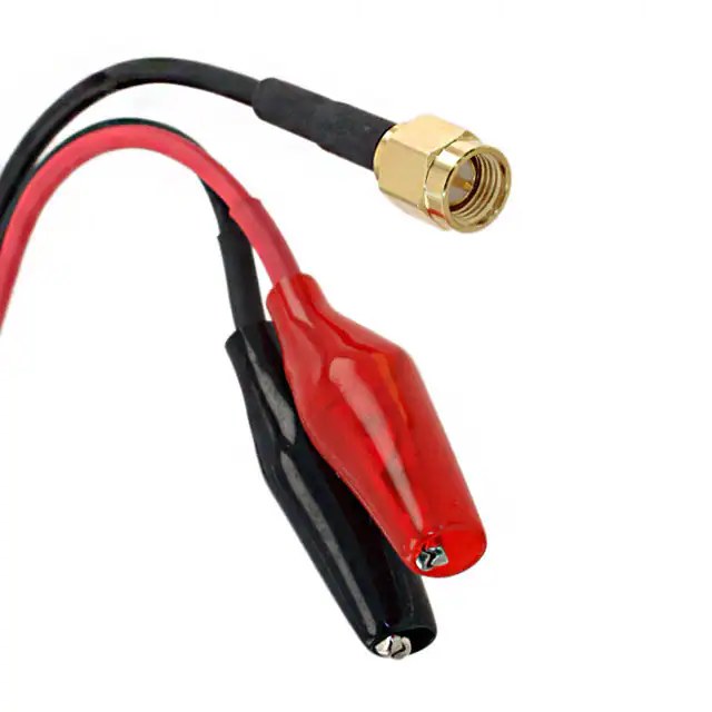 RG174 RF تجميع كبل اقناع SMA لمقاطع التمساح من الذكور إلى مقاطع