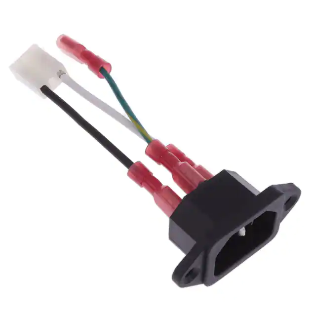 مقبس Molex ثلاثي السنون بمجمع كابل سلك IEC 320-c14 ul1007 18awg مقبس Molex ثلاثي السنون بمجمع كابل سلك IEC 320-c14 ul1007 18awg
