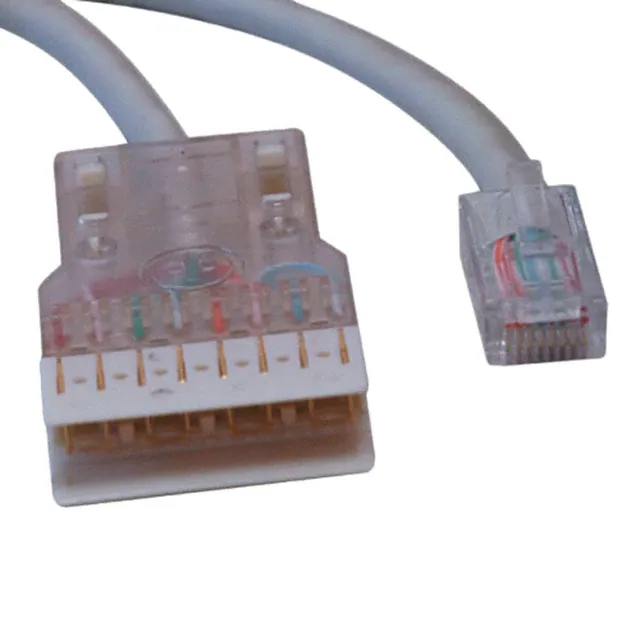 كابل التصحيح Cat5e 350 ميجاهرتز تجميع كابل إيثرنت RJ45 إلى 110 سترة PVC رمادية