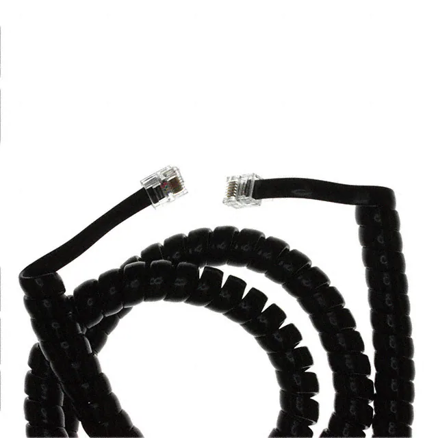 قابس كبل معياري للتوصيل 6p6c RJ11 ، RJ12 ، RJ14 ، RJ25 كابل ملف مسطح غير محمي