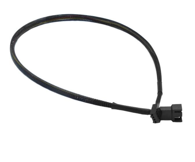 خط محول الكمبيوتر خط مروحة وحدة المعالجة المركزية 4Pin خط تمديد PWM خط التحكم في درجة الحرارة من النايلون خط محول الكمبيوتر خط مروحة وحدة المعالجة المركزية 4Pin خط تمديد PWM خط التحكم في درجة الحرارة من النايلون