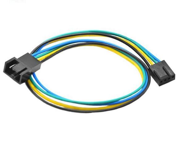 2510 Revolution Bus 4-pin مروحة للتحكم في درجة الحرارة باللوحة الأم إلى كابل تمديد بطاقة الجرافيكس