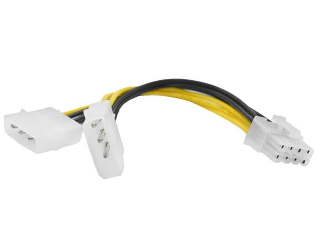 مزدوج 4P إلى 8p بطاقة الرسومات خط إمداد الطاقة خط اتصال خط إمداد الطاقة مزدوج 4P إلى 8p بطاقة الرسومات خط إمداد الطاقة خط اتصال خط إمداد الطاقة