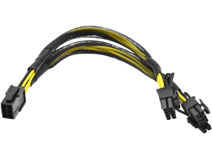 بطاقة رسومات الكمبيوتر حزمة الطاقة شبكة 6pin مزدوج 8pin توسيع كابل الطاقة كابل بطاقة رسومات الكمبيوتر حزمة الطاقة شبكة 6pin مزدوج 8pin توسيع كابل الطاقة كابل