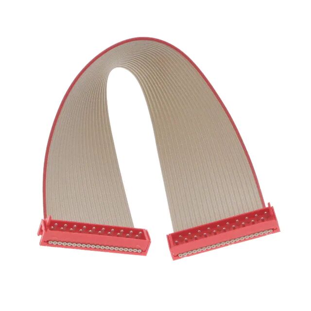 تجميعات الأسلاك المصغرة موصل على كابل الشريط المسطح ذو الأسلاك السائبة من الذكور 20 موضعًا