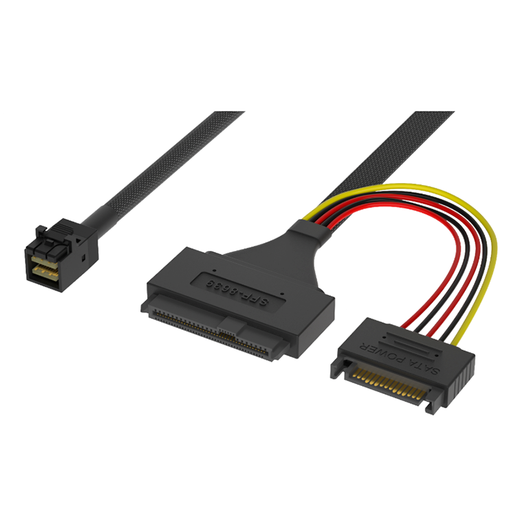 MINISAS SFF8643 إلى MINISAS SFF8639+15PIN SATA Harness سنوات من الخبرة في التصنيع الاحترافي RCD MINISAS SFF8643 إلى MINISAS SFF8639+15PIN SATA Harness سنوات من الخبرة في التصنيع الاحترافي RCD