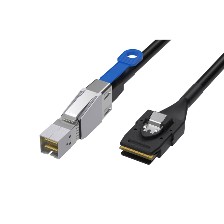 MINISAS SFF8644 إلى MINISAS 36PIN SFF8087 تسخير متاح على نطاق واسع RCD