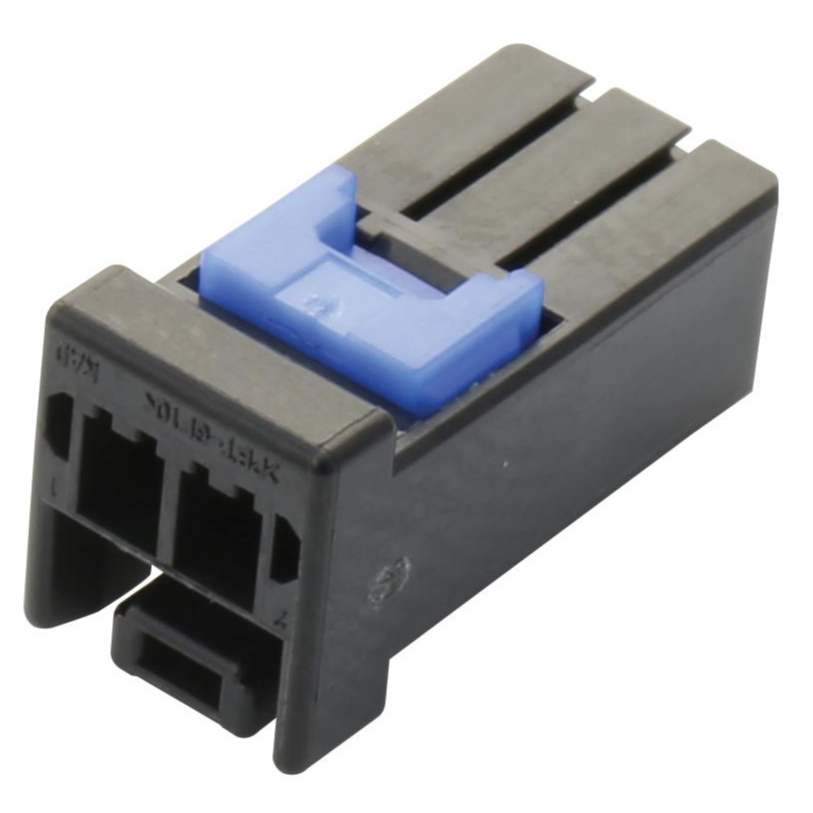 HSG PH2.0mm 2P أسود صف واحد PBT JST P/N 02CPT-B-2A RCD