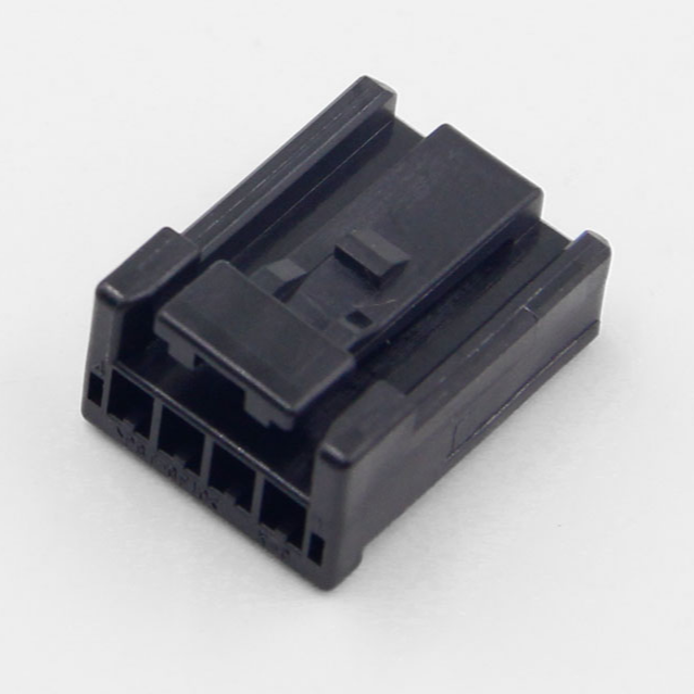 HSG PH2.0mm 4P أسود صف واحد PBT JST P/N 04CPT-B1-2A RCD