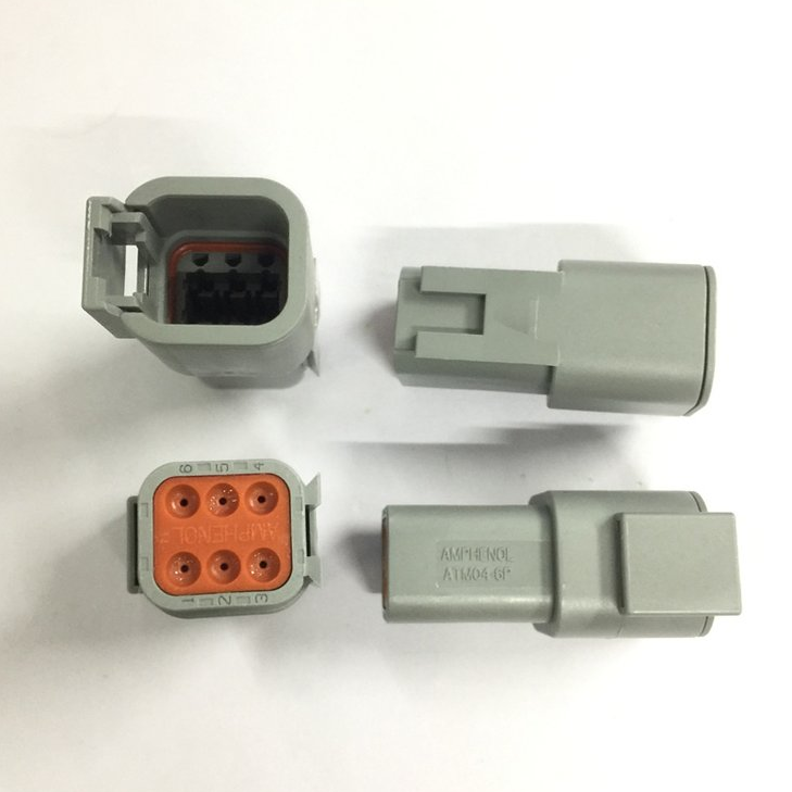 HSG PH9.0mm 2P أنثى (محطة أنثى) سلك محول قطر 6mm2 أمفينول P/N PL082Y-60-6 RCD