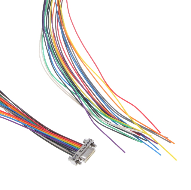 التصنيع والتركيب A28000-021 مجموعة كابلات D-Sub من النوع D، Nano-D متعدد الجدائل، شريط أسلاك بطول 1.50 بوصة تم تصنيعه بشكل احترافي حسب الطلب RCD