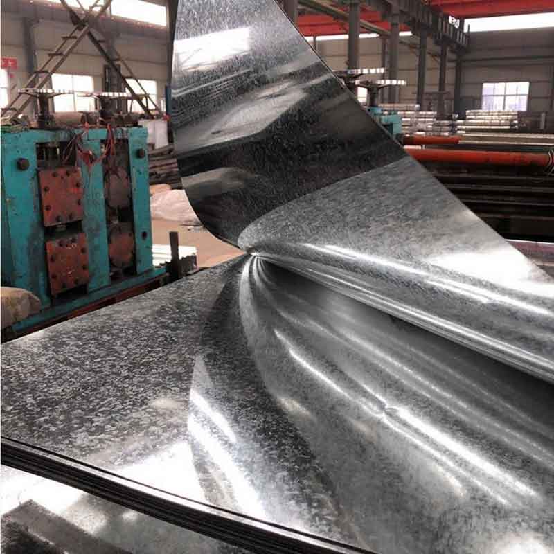 Galvanized steel plate