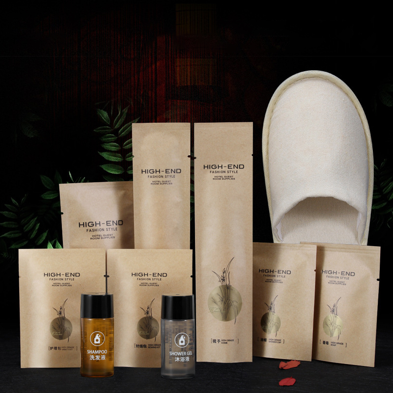 Kraft Paper Hotel Amenities