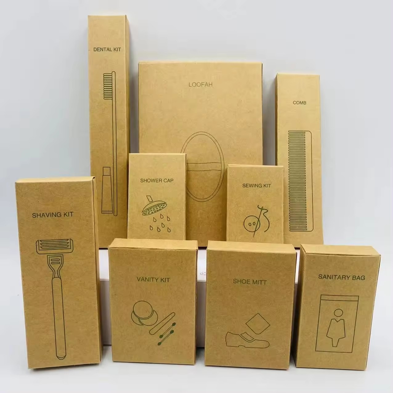 Kraft Paper Wheat Straw Amenities