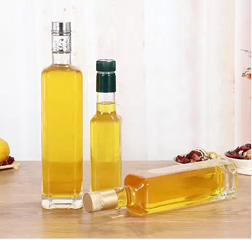 زيت طهي عتيق أخضر عنبري أخضر 250 مل 500 مل 750 مل 1 لتر زجاجات زيت زيتون زجاجية عتيقة 250 مل 500 مل 750 مل