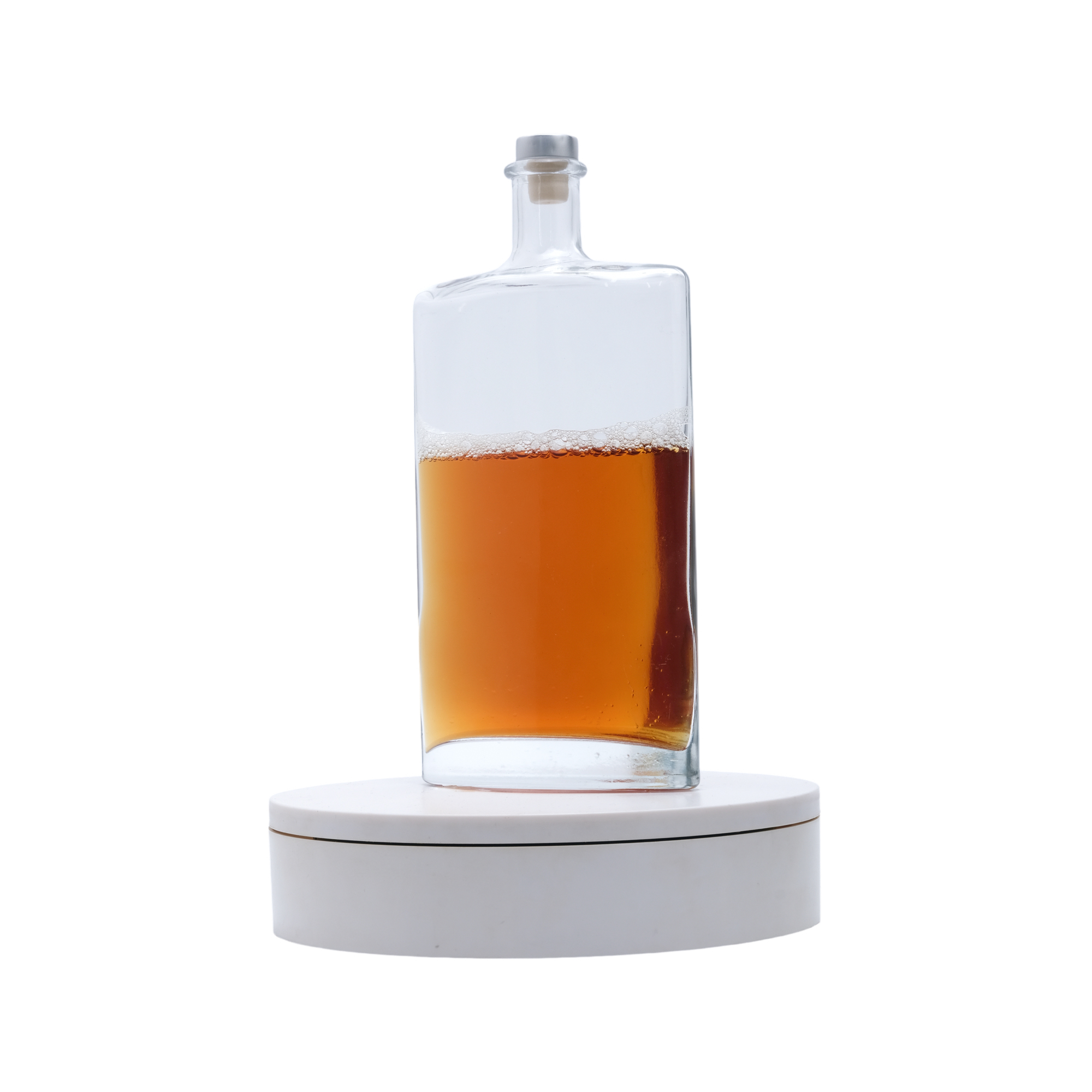 زجاجات فاخرة للبيع الساخن لزجاجة براندي375 مل قارورة زجاجية براندي زجاجة ويسكي زجاجة ويسكي قبعات