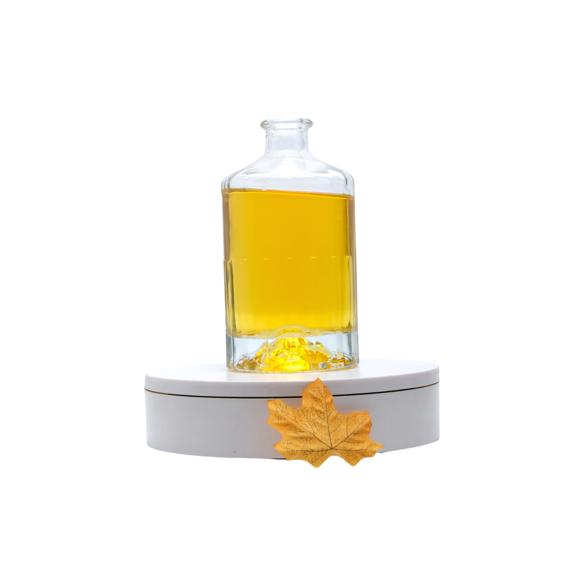 زجاجات فاخرة للبيع الساخن لزجاجة براندي375 مل قارورة زجاجية براندي زجاجة ويسكي زجاجة ويسكي قبعات