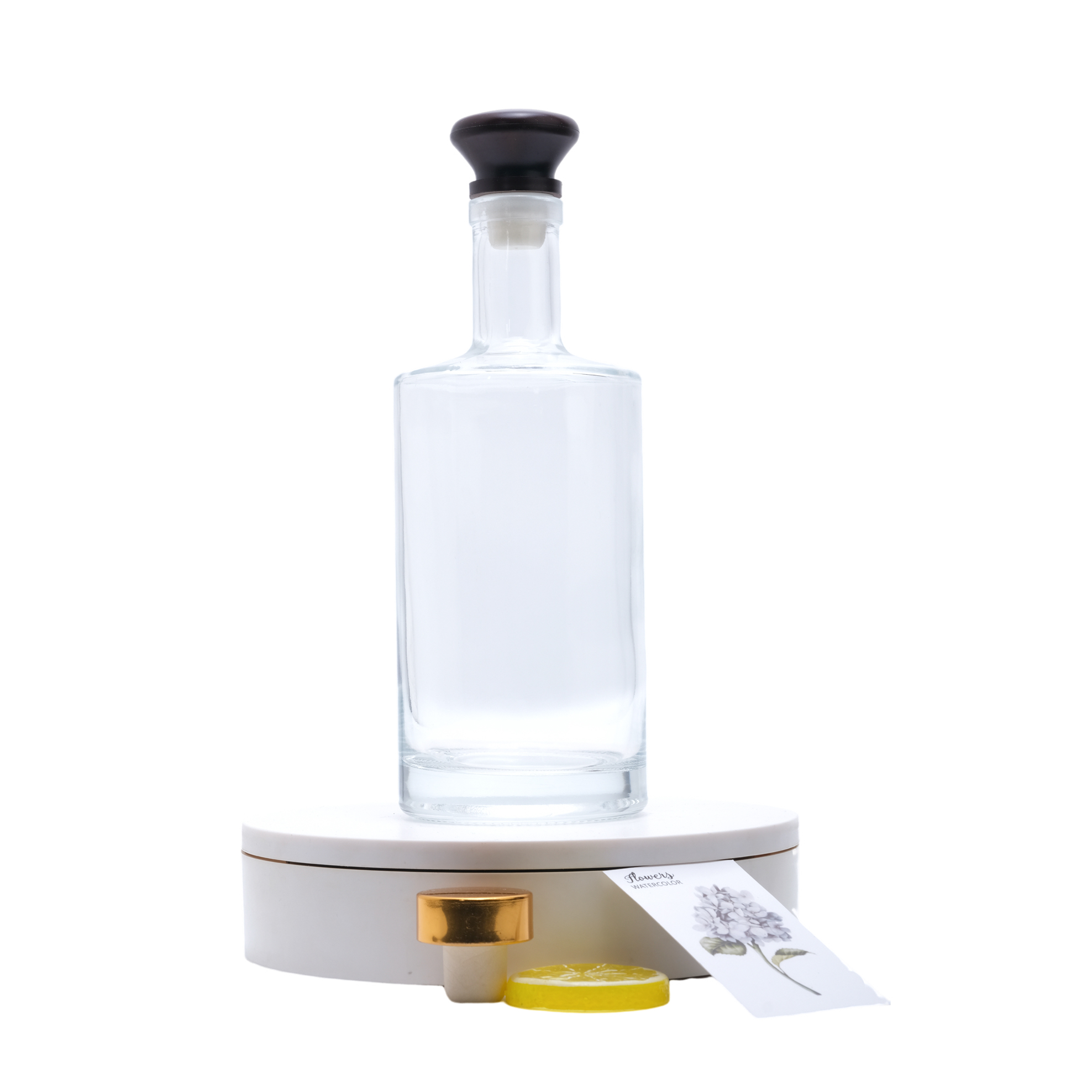 للبيع بالجملة 100 مل 200 مل 200 مل 330 مل 500 مل 750 مل 750 مل 1000 مل زجاجات زجاجية فارغة من الفودكا والويسكي والويسكي والجن والتكيلا والبراندي والروم