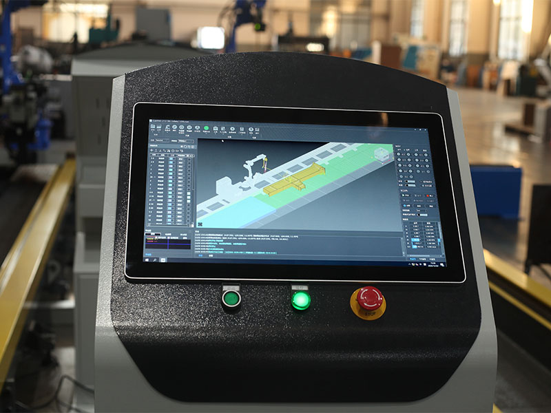 روبوت لحام نوع السكة الأرضية