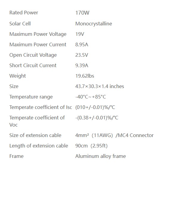 170W 12V