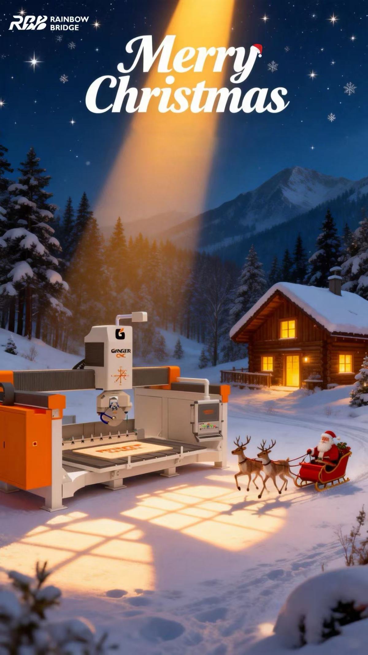 عيد ميلاد مجيد من GANGER CNC