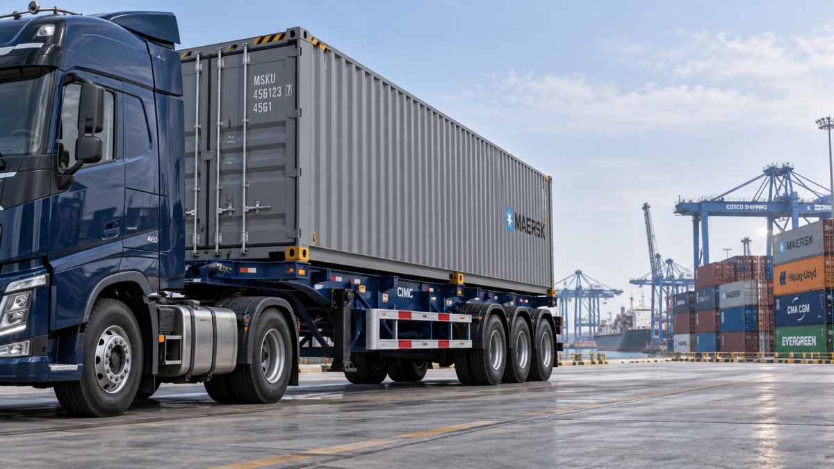 What Is a Skeleton Semi-Trailer, and Which Container Jobs Suit It? ما هي نصف المقطورة الهيكلية، وما مهام نقل الحاويات المناسبة لها؟
