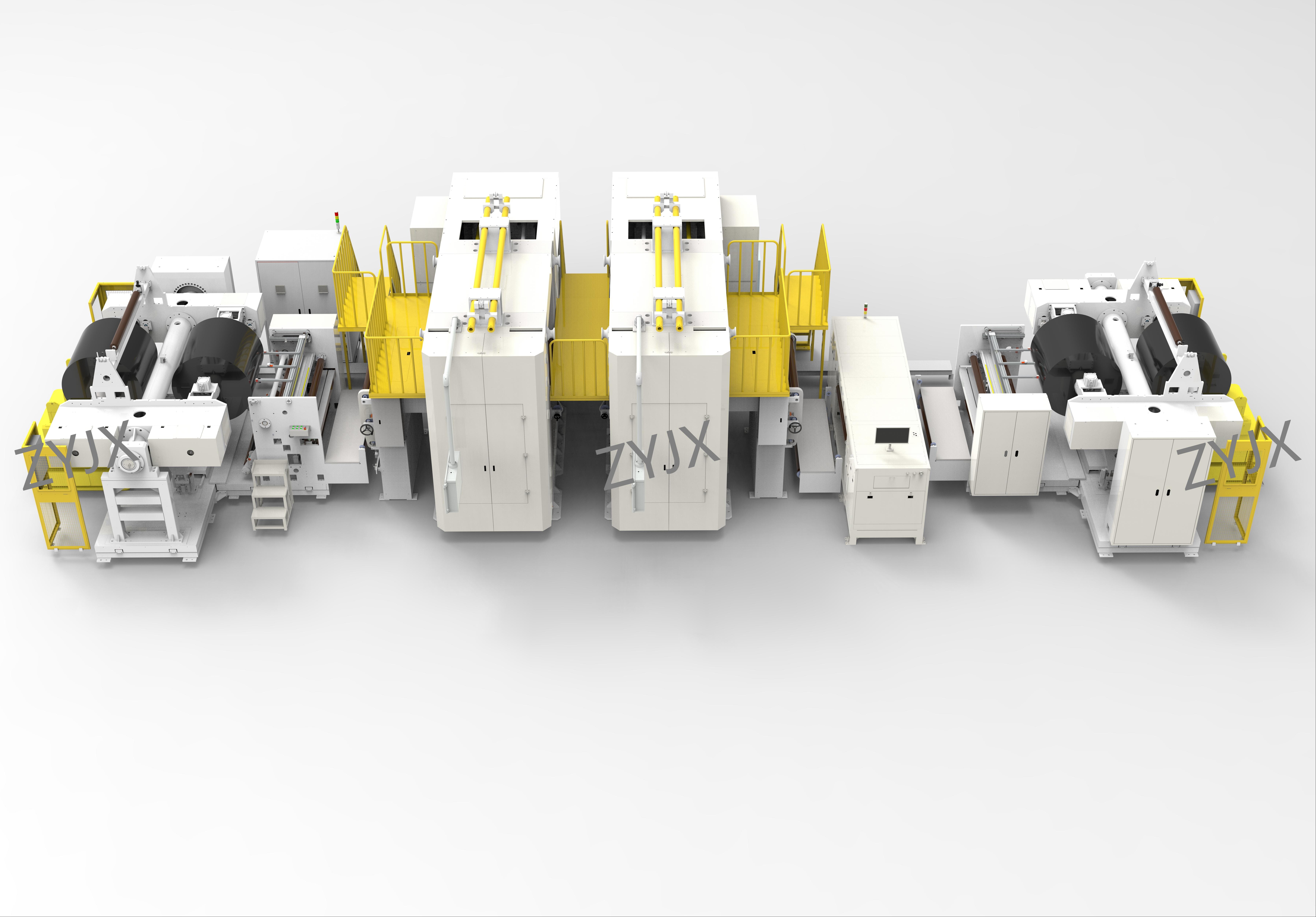 900*1500 Negative Electrode Double-Machine Continuous Rolling Automatic Splicing Integrated Machine