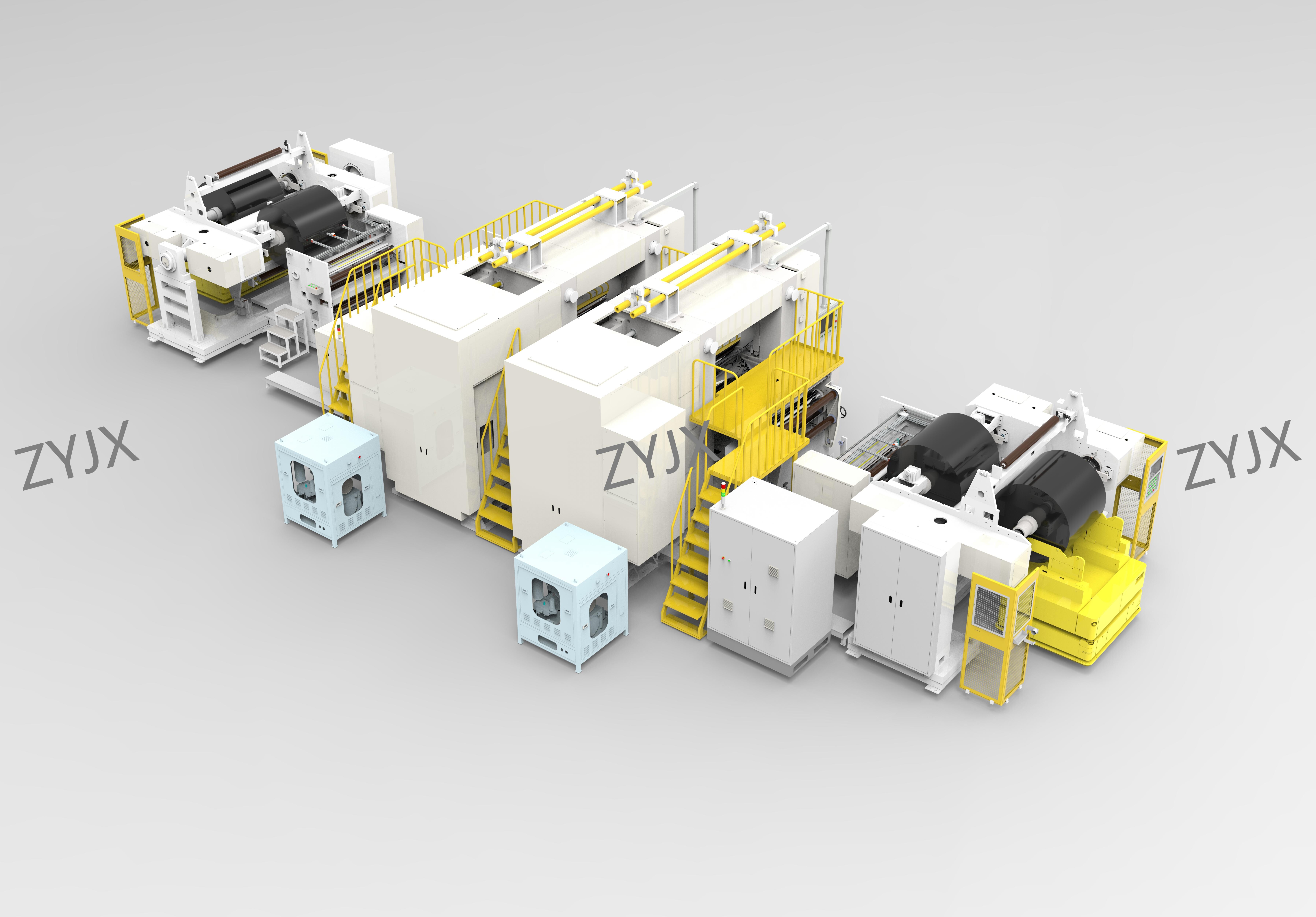 900*1500 Negative Electrode Double-Machine Continuous Rolling Automatic Splicing Integrated Machine