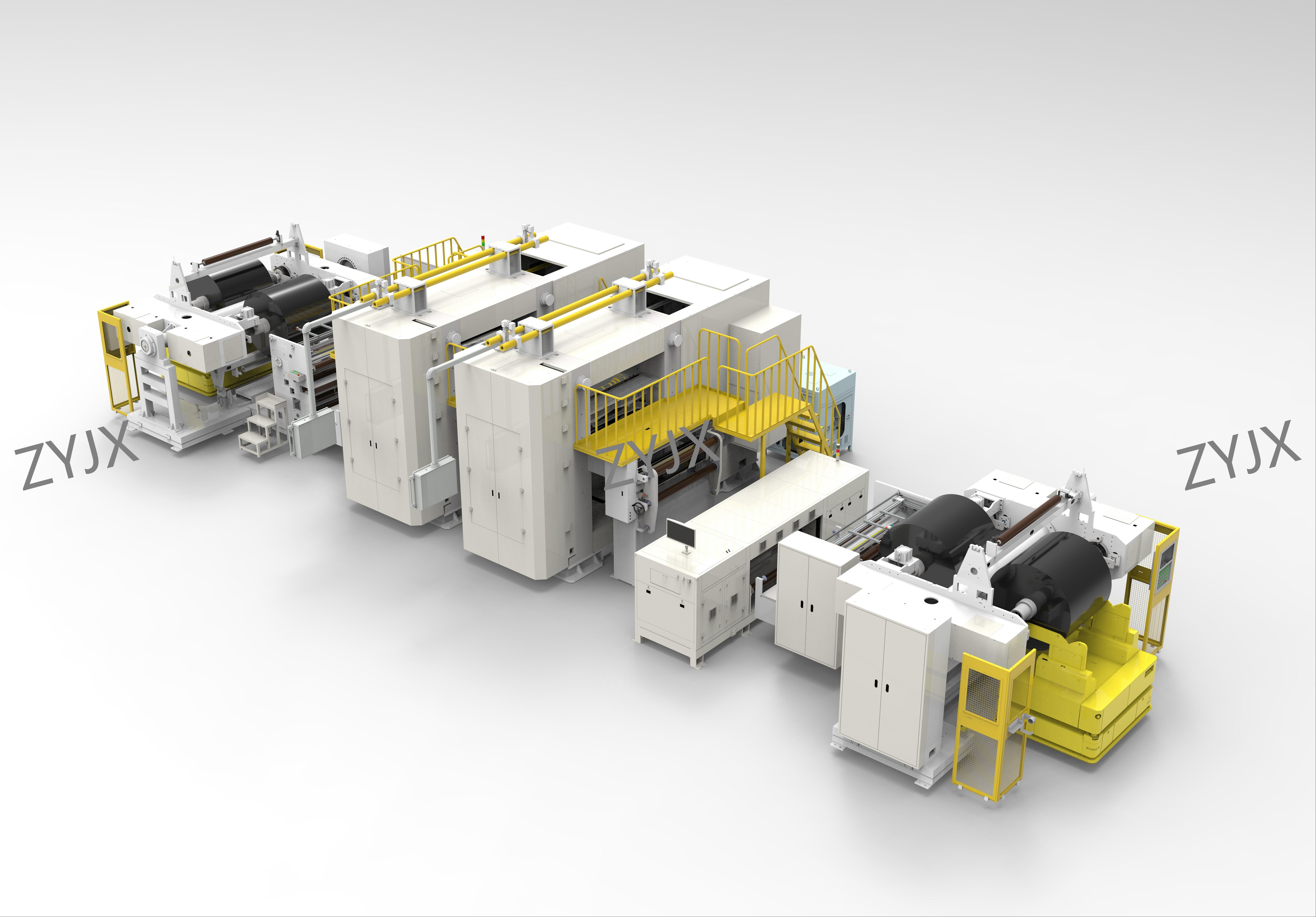 900*1500 Negative Electrode Double-Machine Continuous Rolling Automatic Splicing Integrated Machine