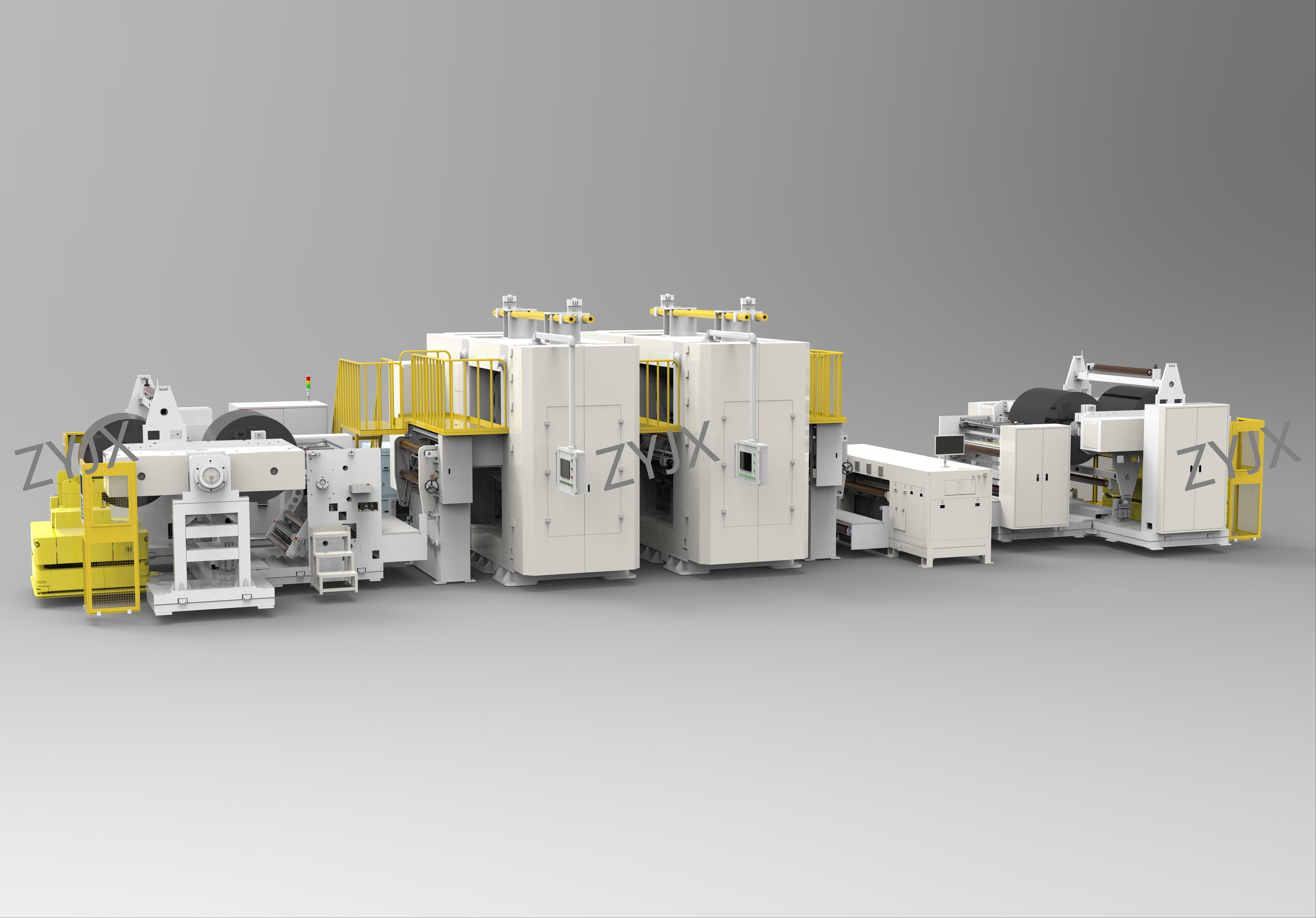 900*1500 Negative Electrode Double-Machine Continuous Rolling Automatic Splicing Integrated Machine