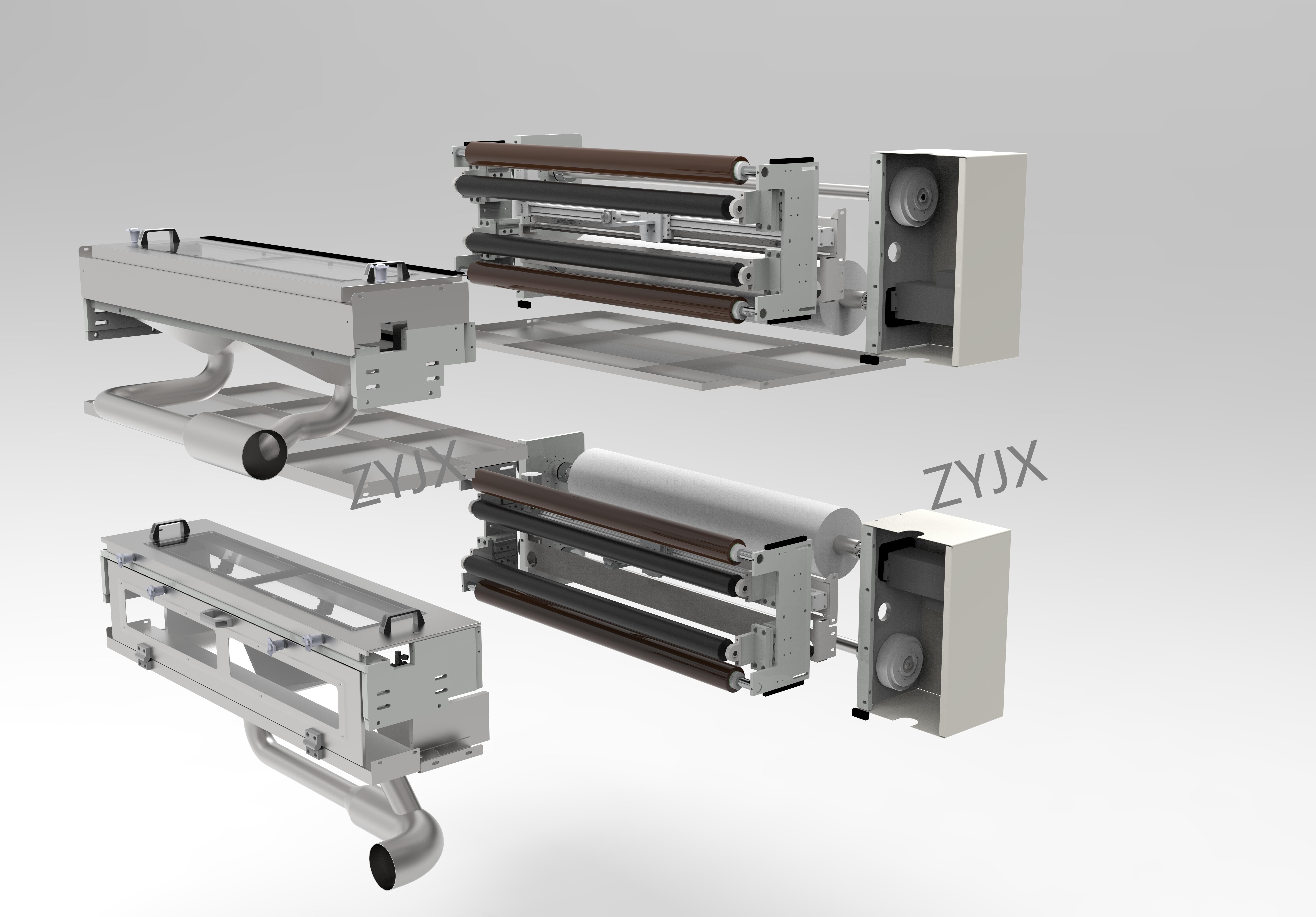 Shower Brush Roll Device