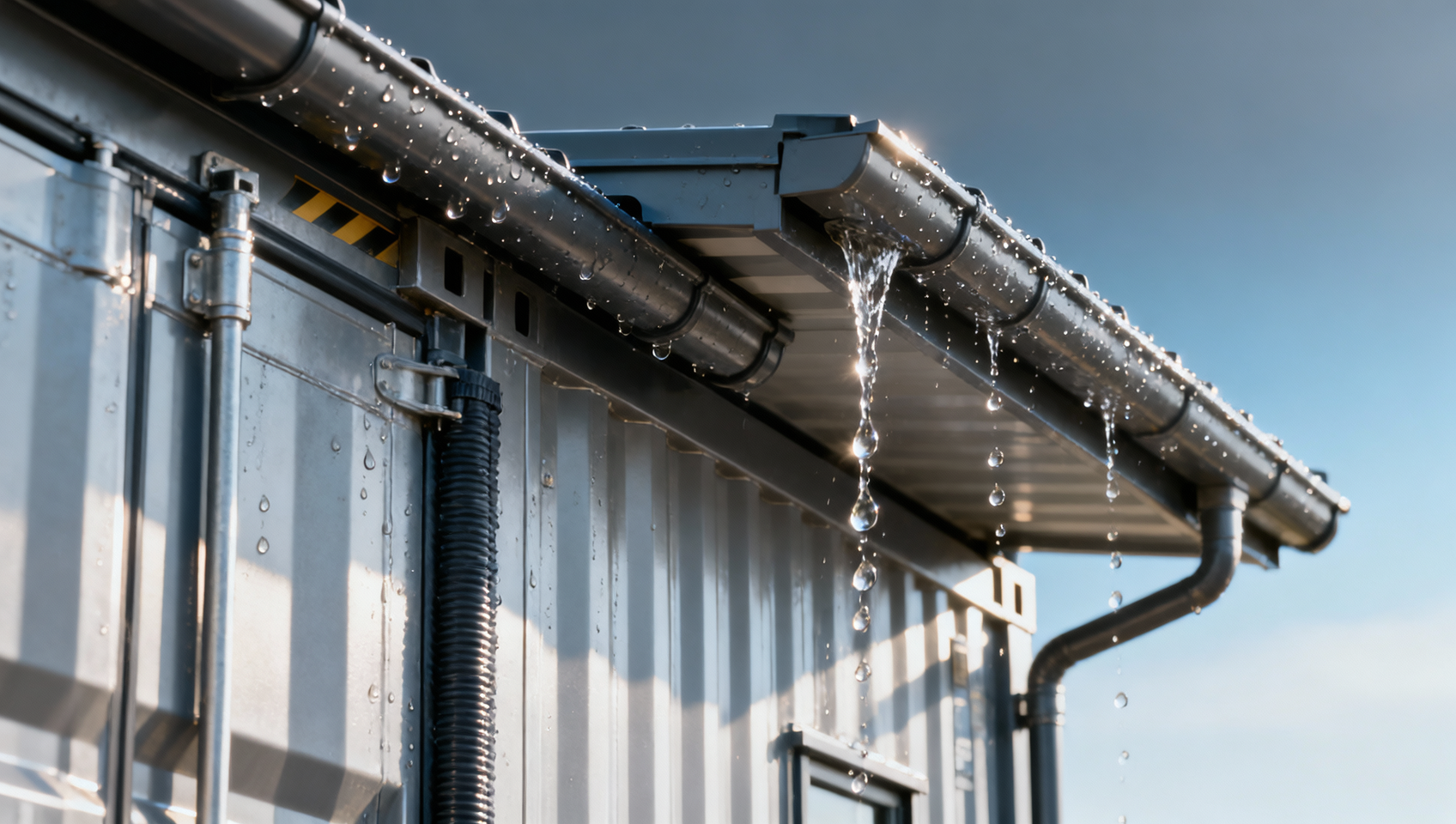 هل يتسرب مبنى مسبق الصنع سريع الإنشاء؟