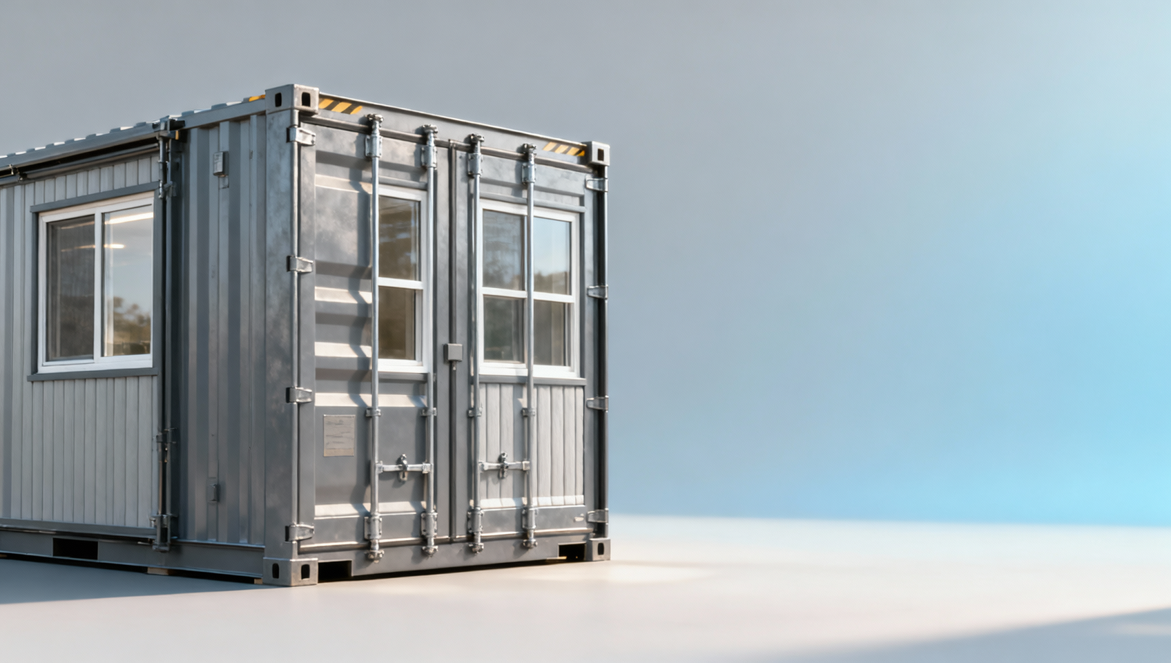 حدود مبنى طوارئ مسبق الصنع