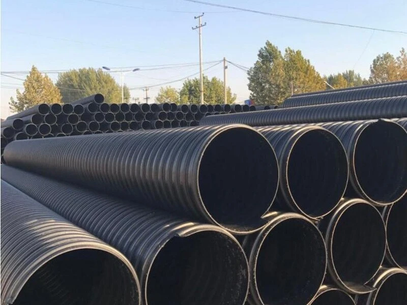 الأنابيب المموجة الحلزونية المموجة الحلزونية المقواة بالبولي إيثيلين عالي الكثافة (HDPE) - 02