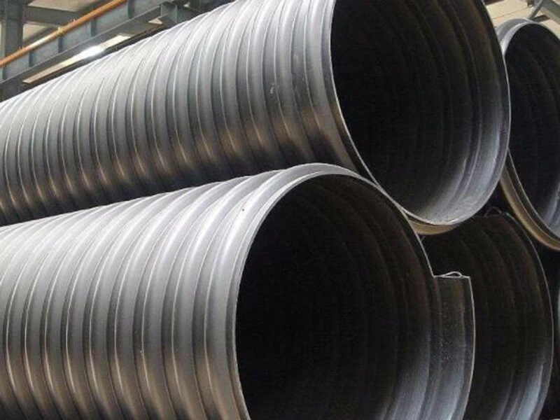 الأنابيب المموجة الحلزونية المموجة الحلزونية المقواة بالبولي إيثيلين عالي الكثافة (HDPE) - 03