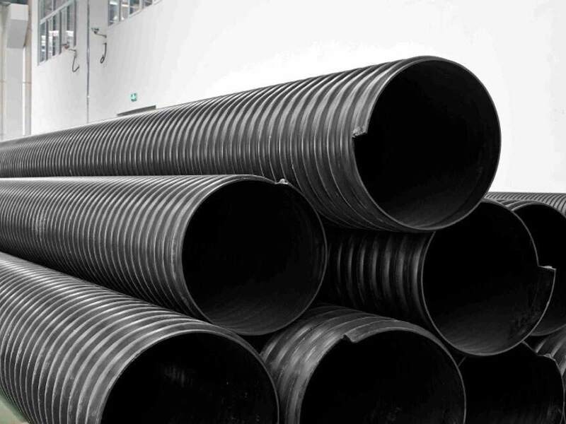 الأنابيب المموجة الحلزونية المموجة الحلزونية المقواة بالبولي إيثيلين عالي الكثافة (HDPE) -05