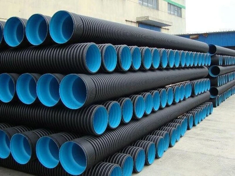 أنبوب مموج مزدوج الجدار من البولي إيثيلين عالي الكثافة (HDPE) - 01