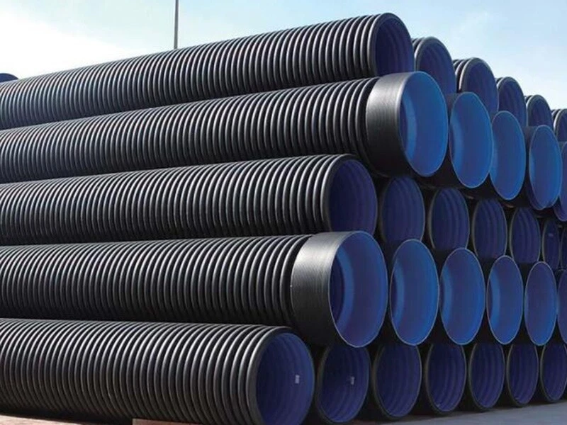 أنبوب مموج مزدوج الجدار من البولي إيثيلين عالي الكثافة (HDPE) - 02