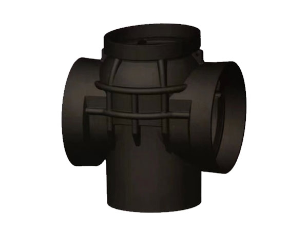 سلسلة ترسيب مياه الأمطار - مباشرة من خلال قاعدة البئر