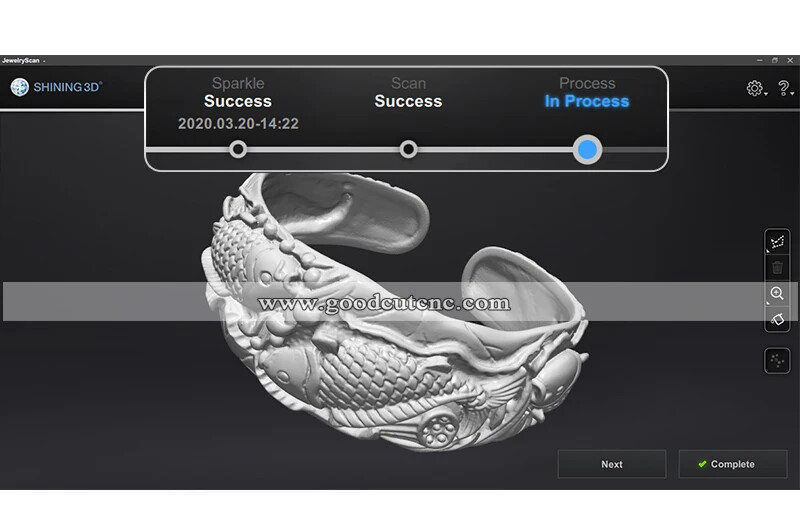 AutoScan Sparkle مُسحِلات ثلاثية الأبعاد مكتبي أوتوماتيكي لمسح مجوهرات