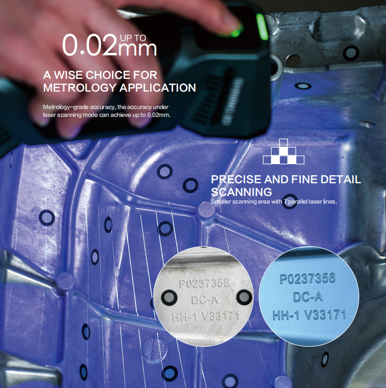 فري سكان كومبو كومبو+ مصدر الضوء الهجين والماسح الضوئي ثلاثي الأبعاد المحمول متعدد الوظائف