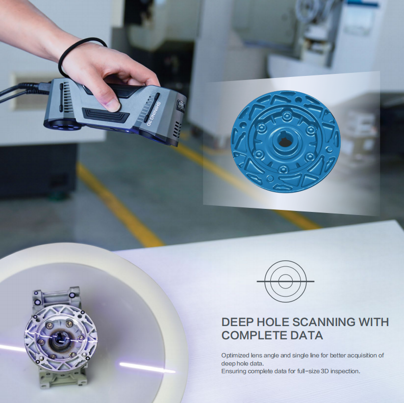 فري سكان كومبو كومبو+ مصدر الضوء الهجين والماسح الضوئي ثلاثي الأبعاد المحمول متعدد الوظائف