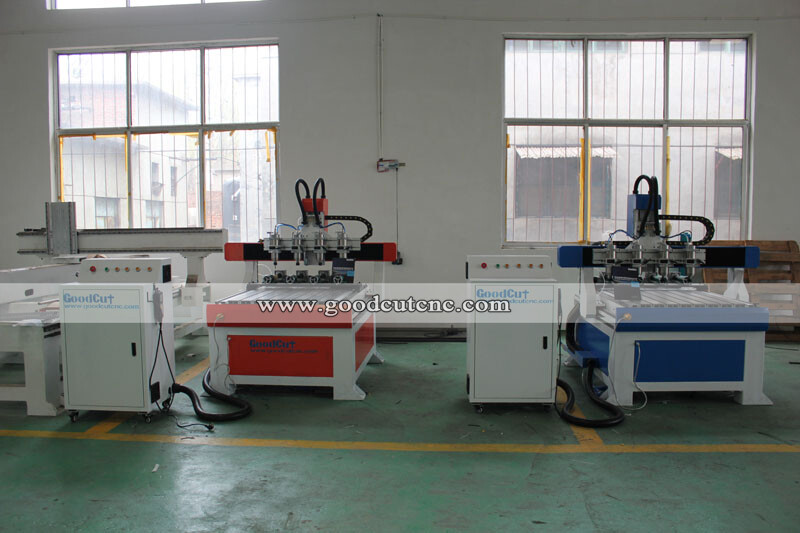 ماكينة راوتر CNC GC6090-4R ذات 4 محاور و4 مغازل و4 محاور دوارة للخشب والأرجل