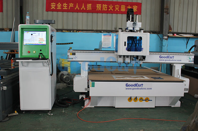 GC1625-O Wood CNC كارتون التحكم العددي آلة الحفر مع الاهتزاز سكين قطع الخشب .