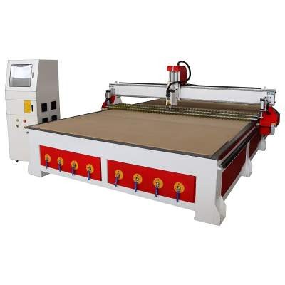 آلة راوتر CNC GC2030V كبيرة الحجم بمساحة عمل 2000*3000mm مع بكرة ضغط للخشب وMDF والأكريليك
